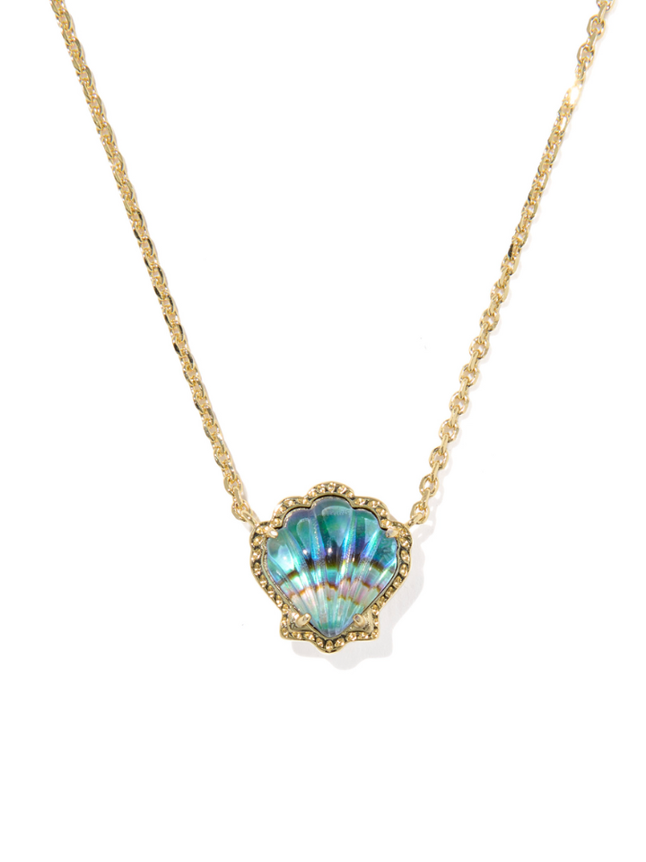 Kendra Scott Brynne Shell Pendant - Gold & Abalone
