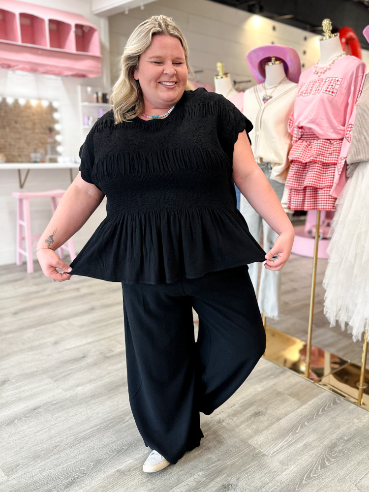 The Chloe Top - Black