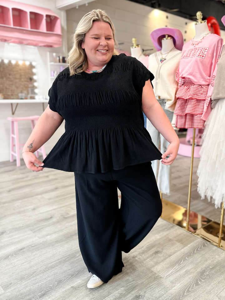 The Chloe Top - Black