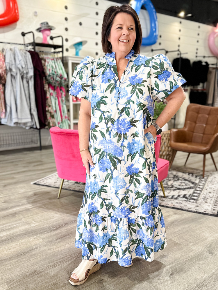 The Heidi Dress - Ivory Royal