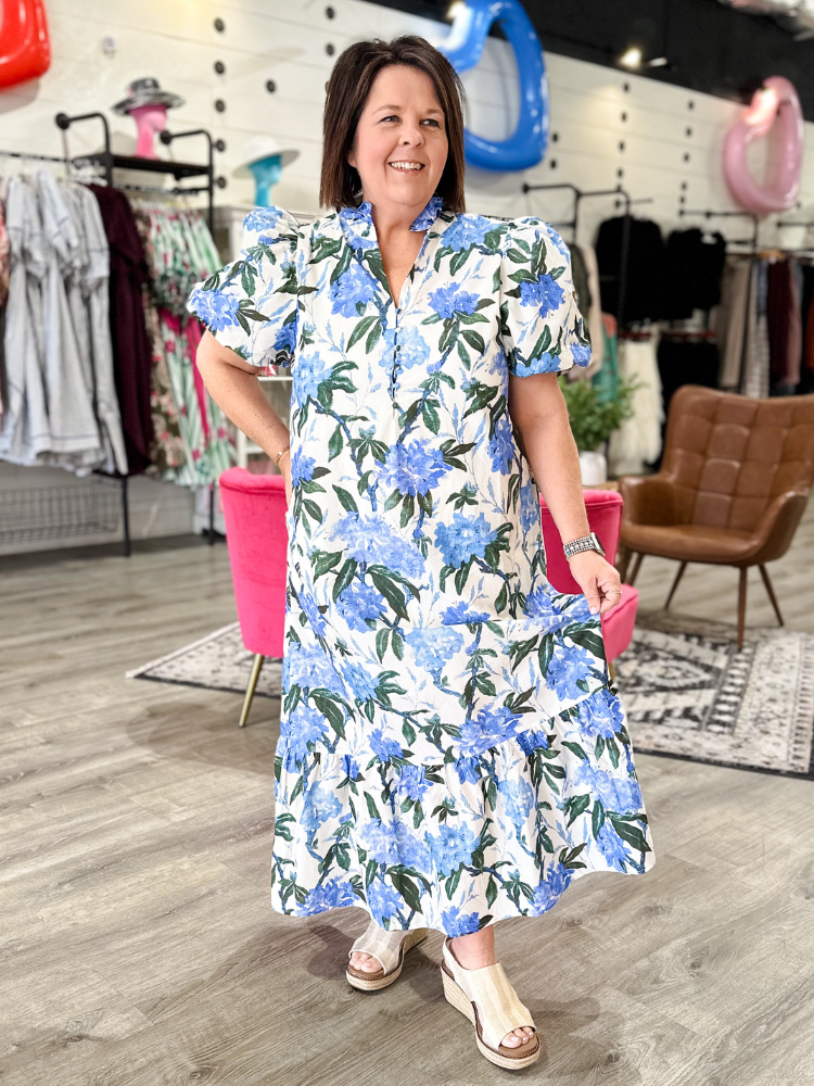 The Heidi Dress - Ivory Royal