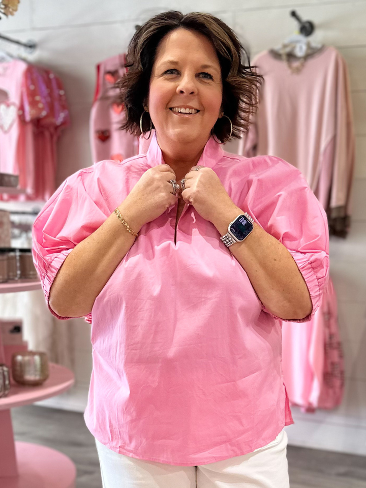 The Ella Top - Light PInk