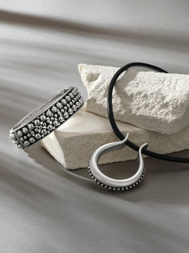 Brighton Pretty Tough Pierced Hinge Bangle