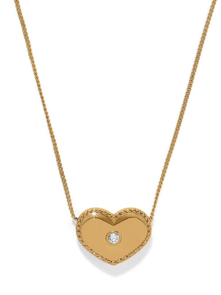 Illumina Celeste Heart Bold Necklace
