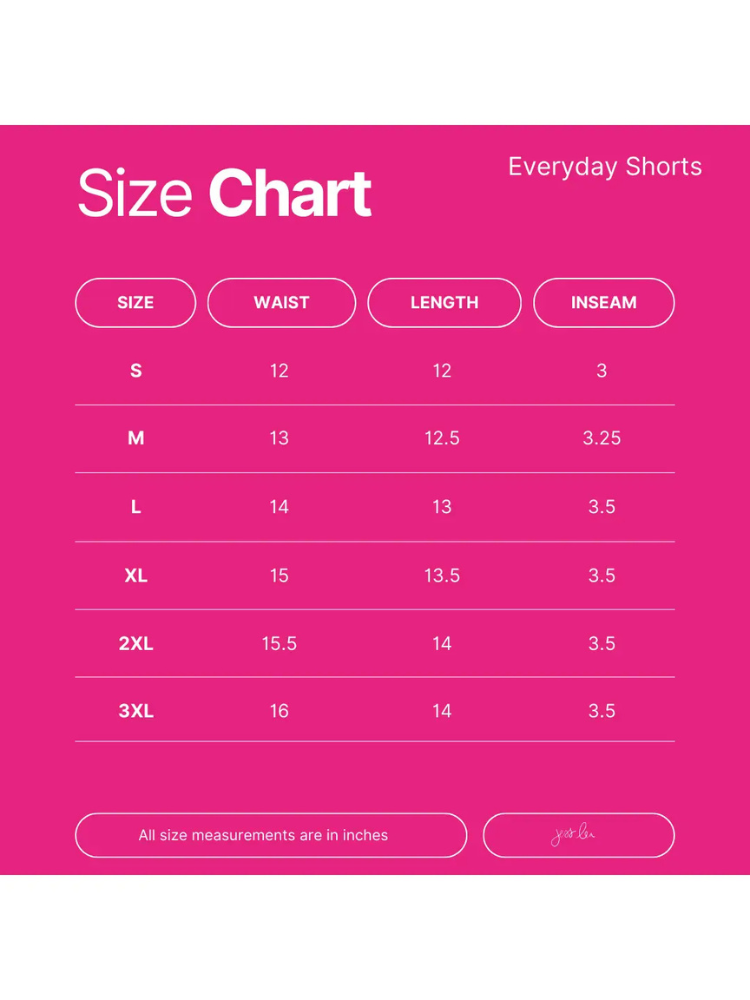 Drawstring Everyday Short -  Pink Gingham