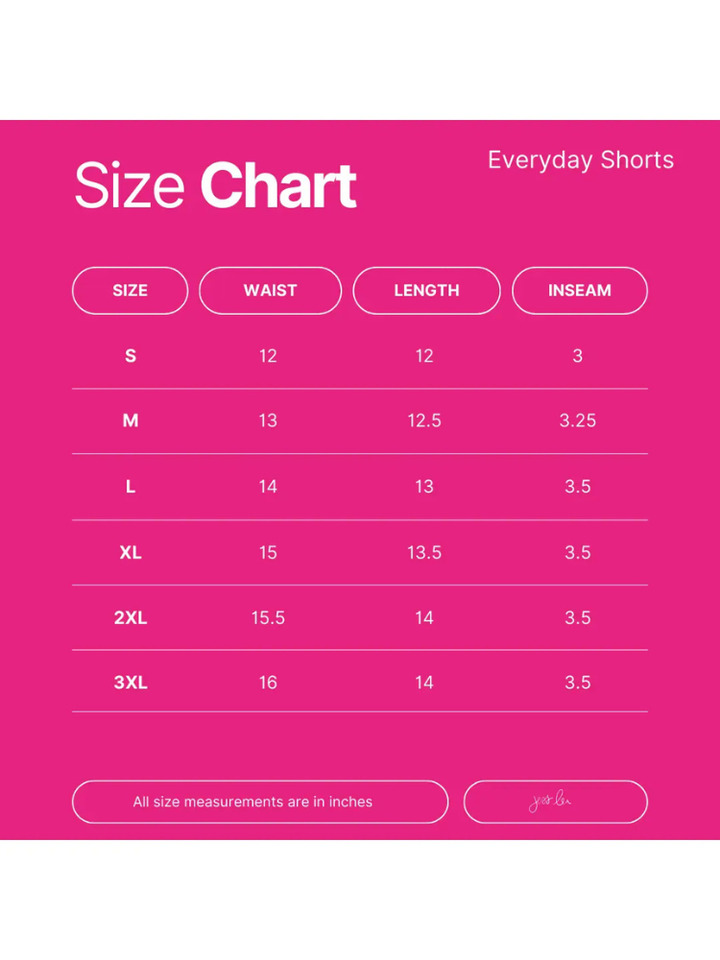 Drawstring Everyday Short -  Pink Gingham