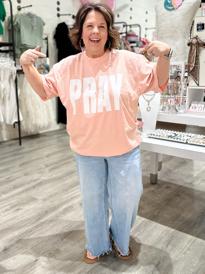 Pray Tee - Peachy Tan