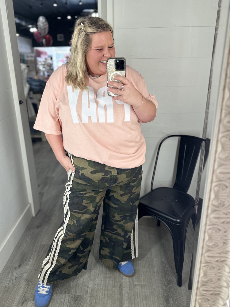 The Kori Pants - Washed Camo