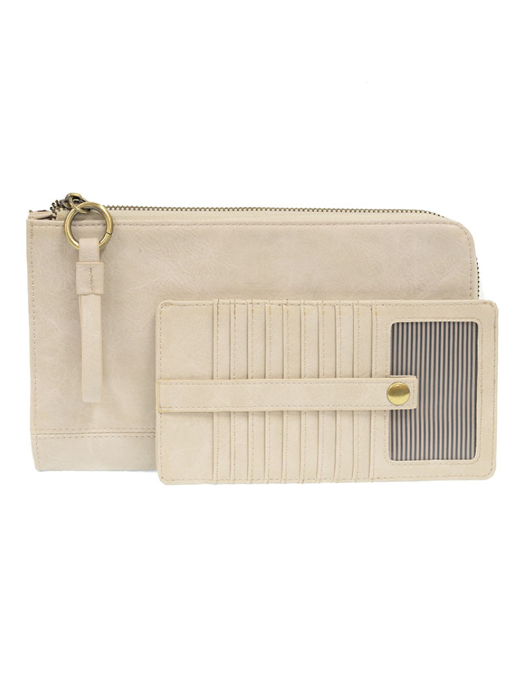 Joy Susan Karina Convertible Wristlet & Wallet - Linen