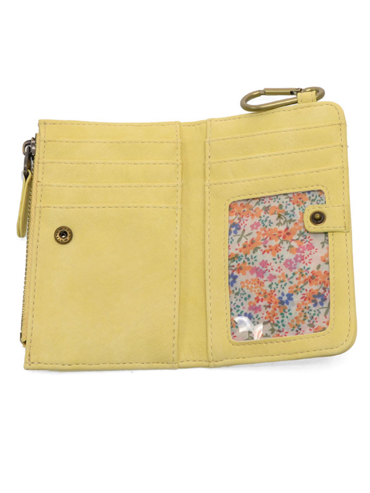 Joy Susan Bobbie Bifold Wallet - Pastel Yellow