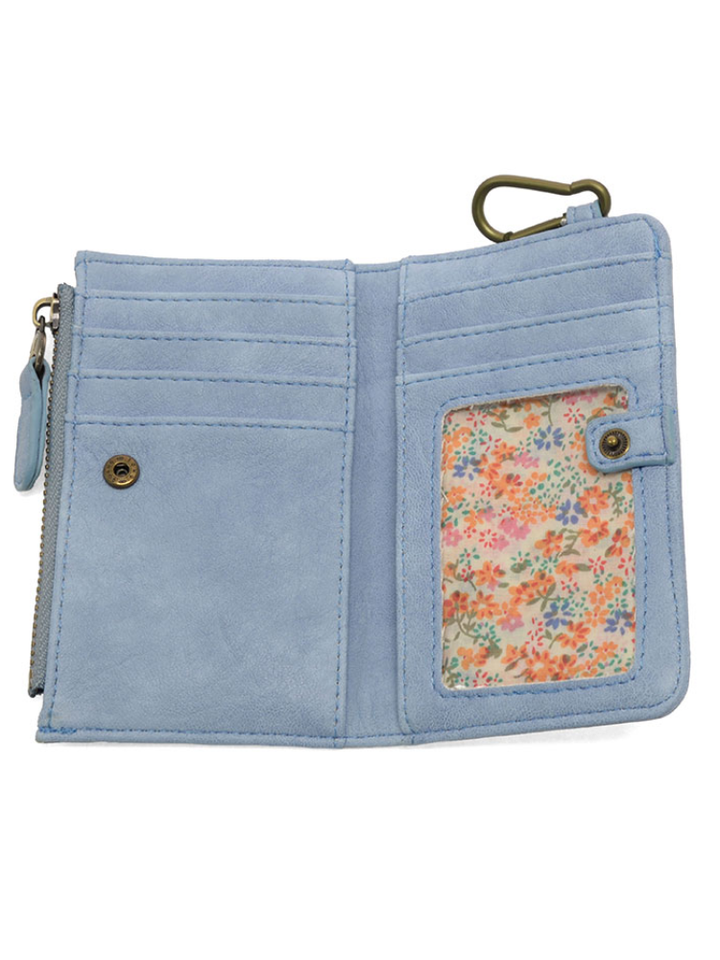 Joy Susan Bobbie Bifold Wallet - Sky Blue