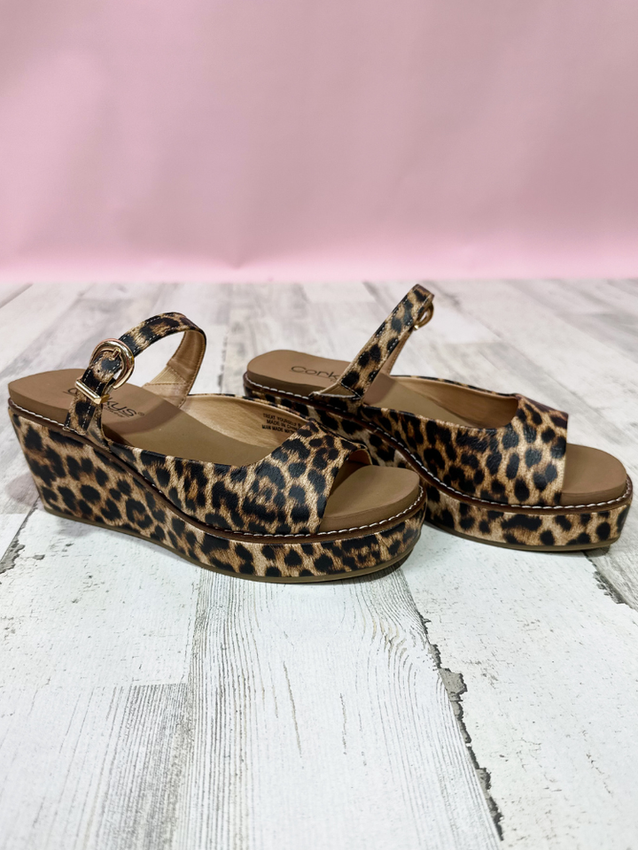Treat Yourself Wedge - Leopard