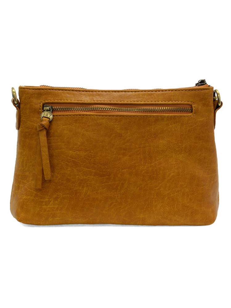 Joy Susan Oakleigh Whipstitch Crossbody - Whiskey