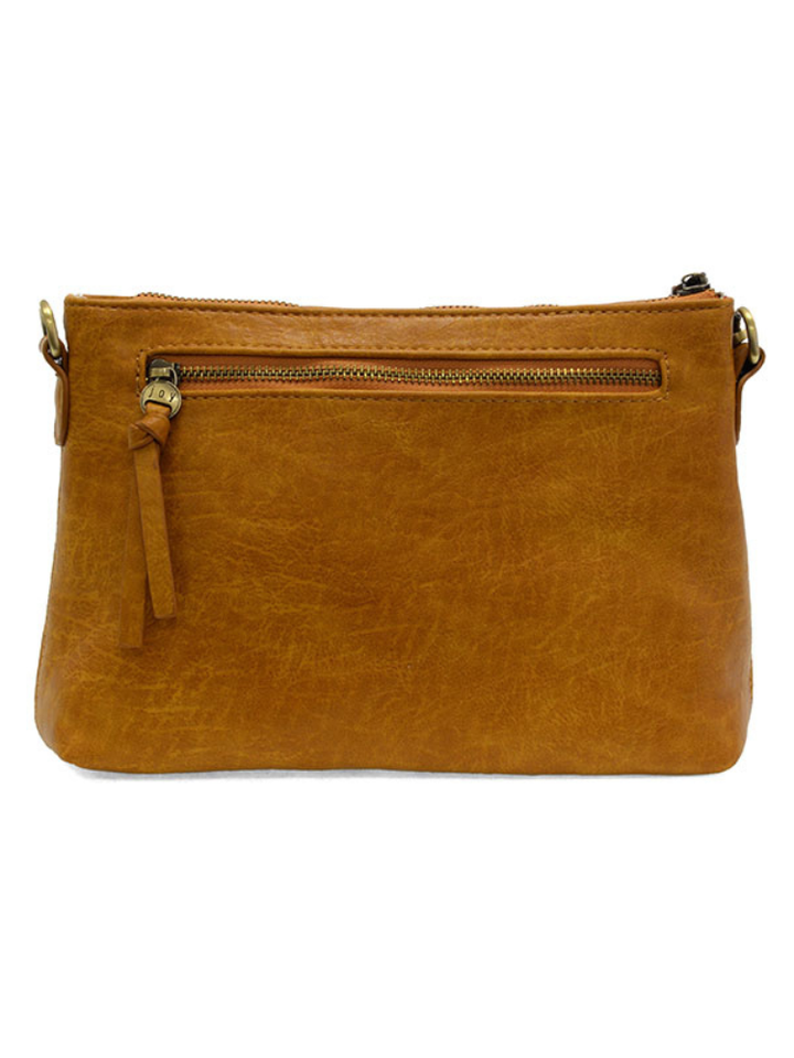 Joy Susan Oakleigh Whipstitch Crossbody - Whiskey