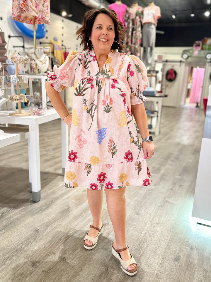 The Sadie Dress - Blush