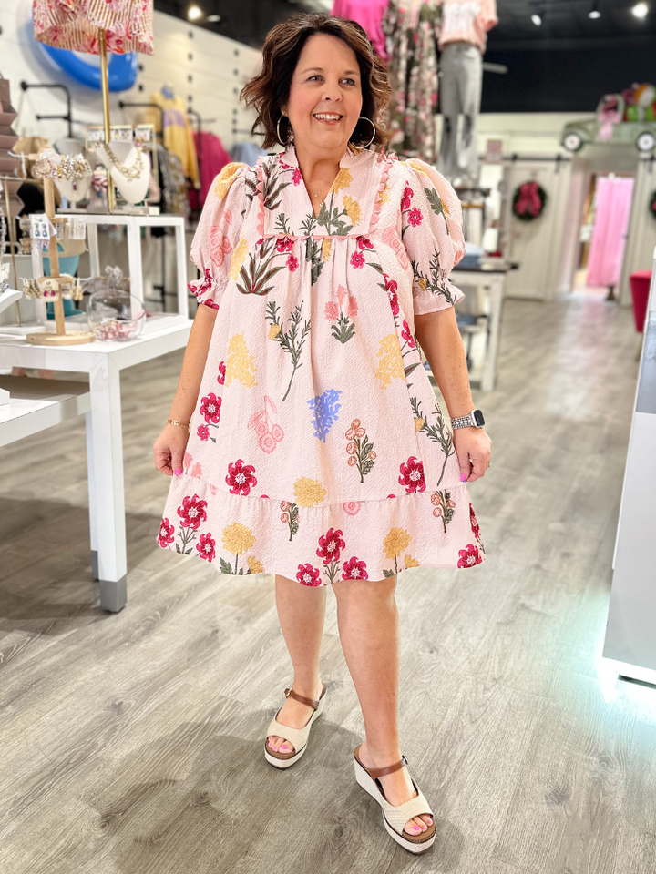 The Sadie Dress - Blush