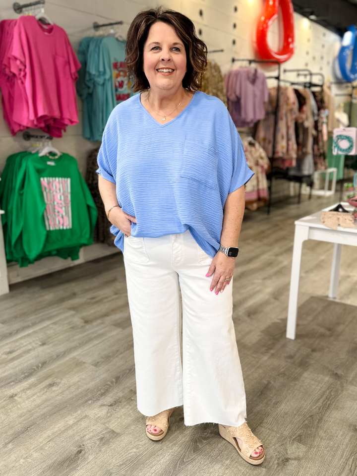 The Lizzy Top - Corn Flower