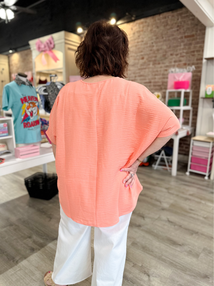 The Lizzy Top - Coral
