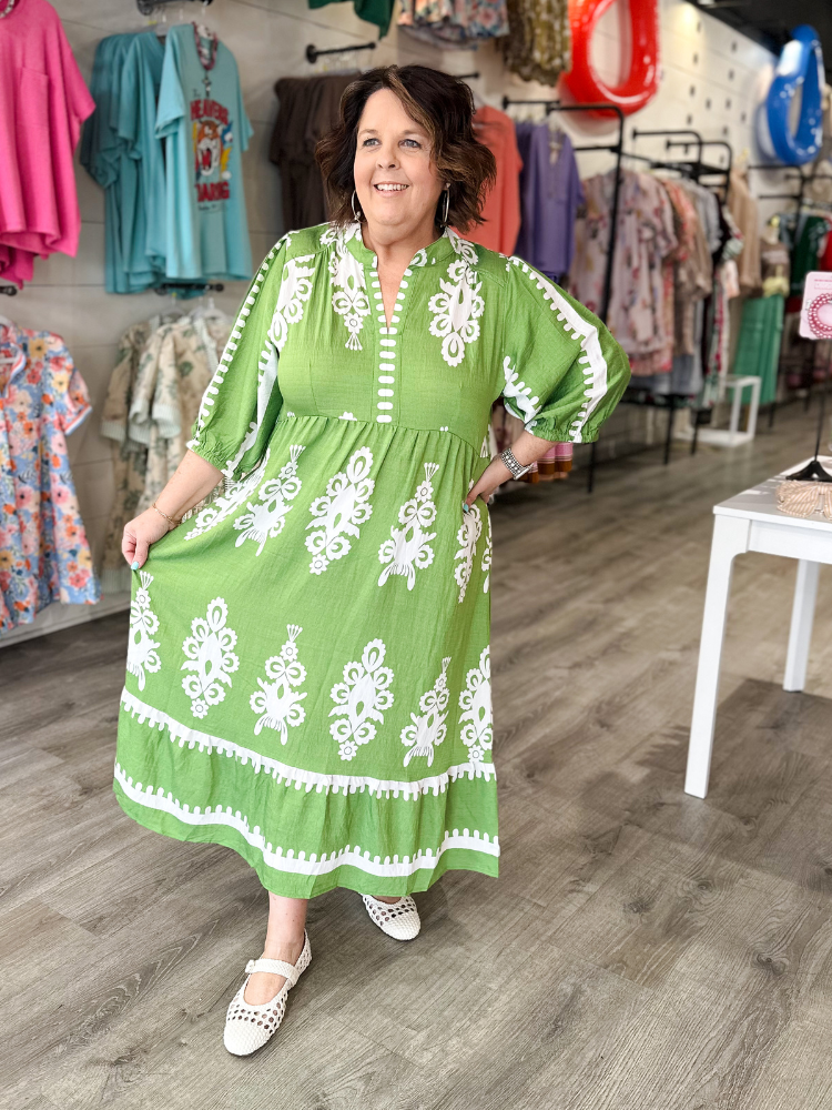 The Grace Dress - Green