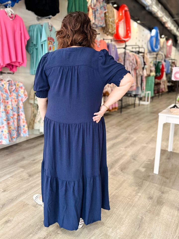 The Hope Dress - Navy