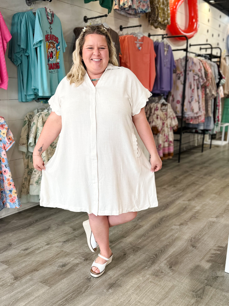 The Joy Dress - Oatmeal
