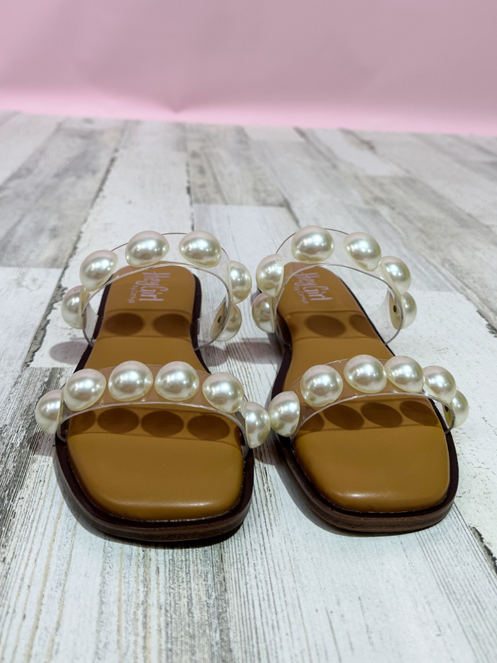 The Catch A Buzz Sandal - Clear