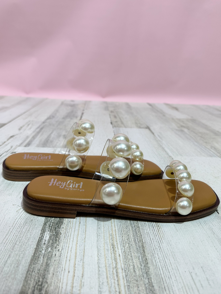The Catch A Buzz Sandal - Clear