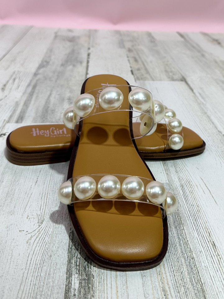 The Catch A Buzz Sandal - Clear