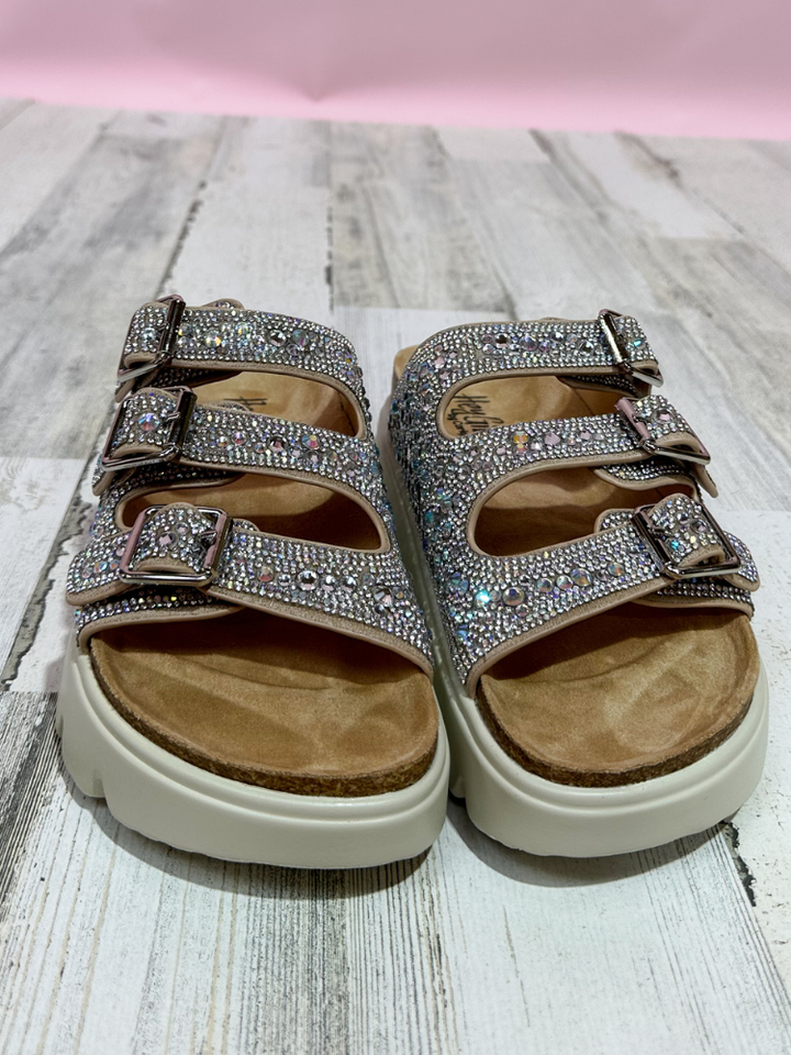 The Threes Company Sandal - Rhinestone