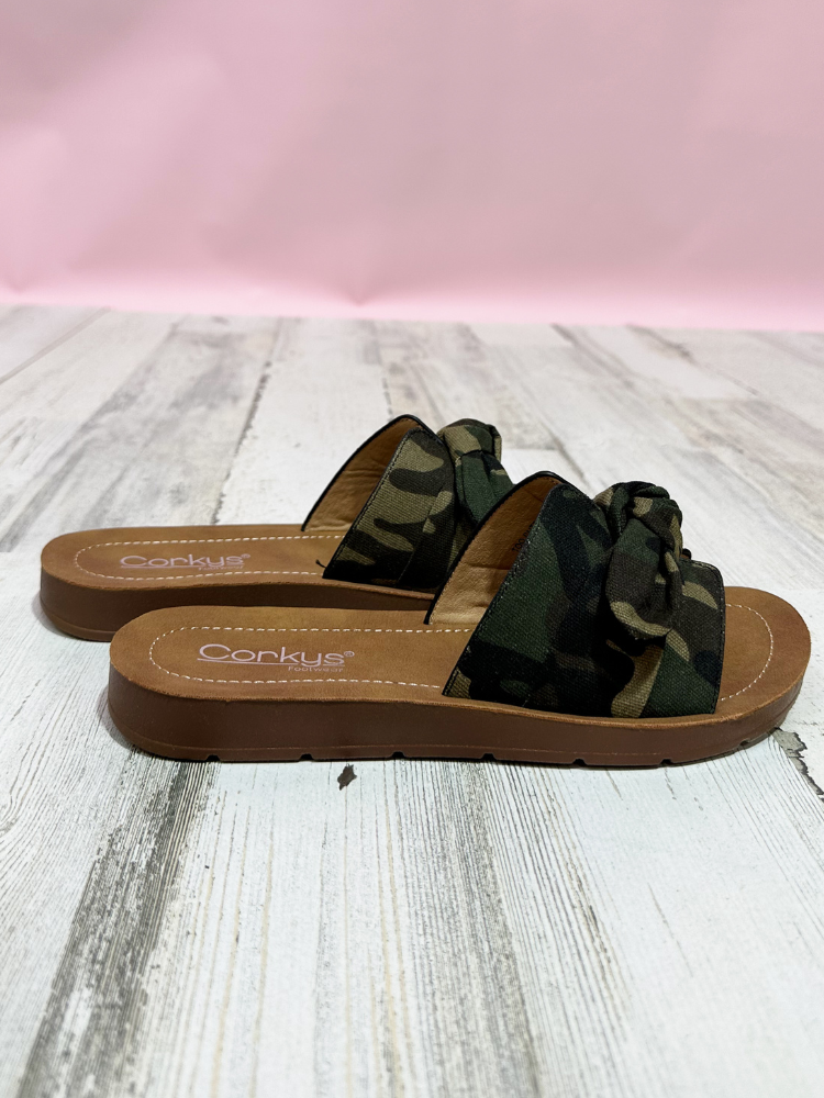 The Too Cute Sandal - Camo