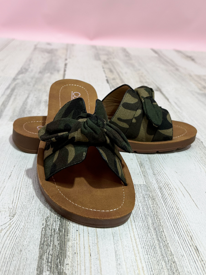 The Too Cute Sandal - Camo