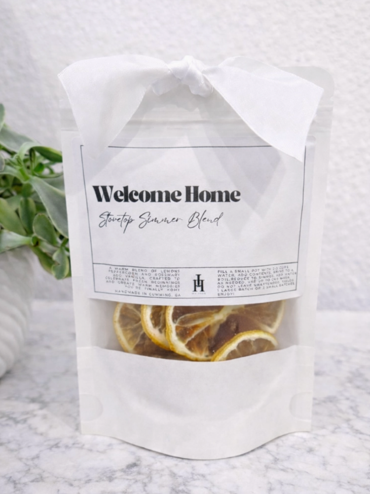 Welcome Home Lemon Stovetop Simmer Blend Potpourri LG