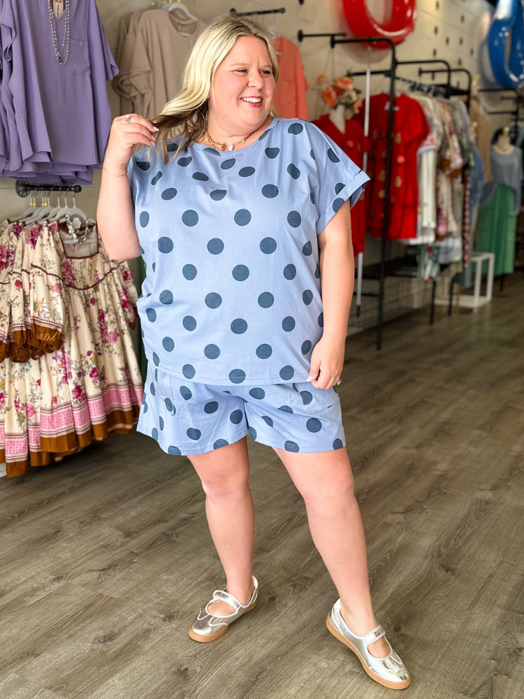 The Dottie Set - Blue/Navy