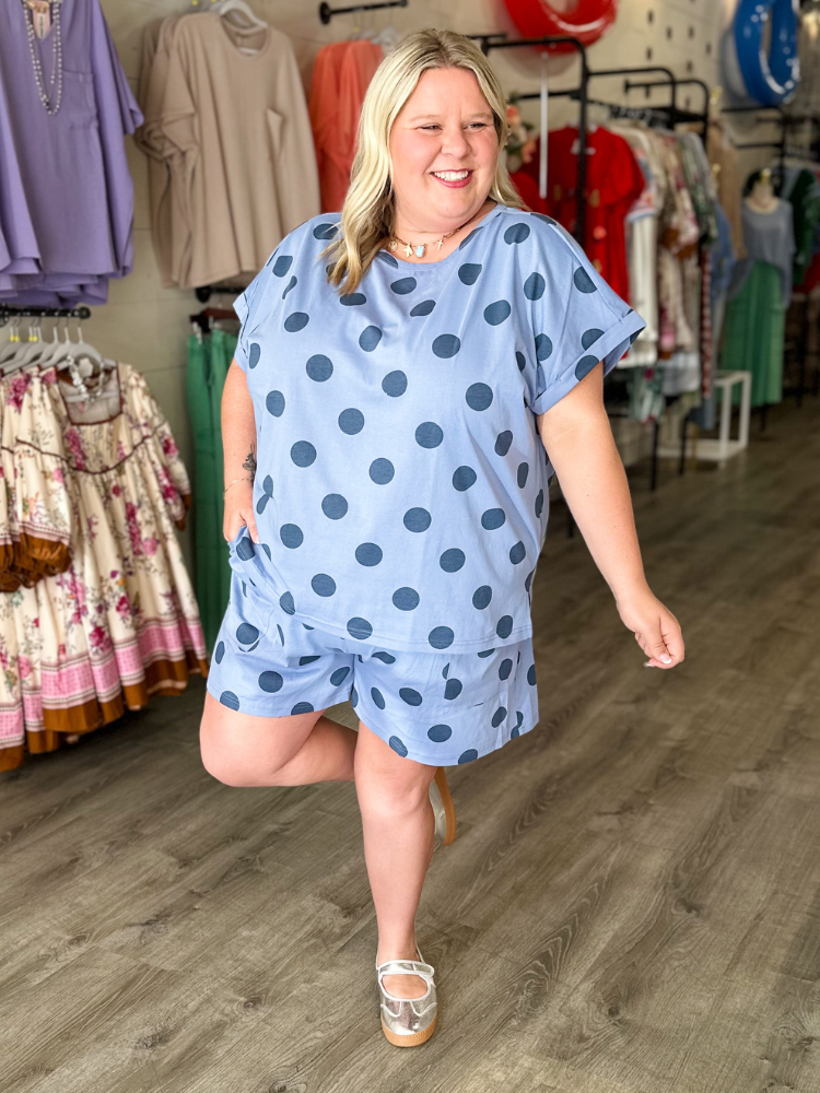 The Dottie Set - Blue/Navy