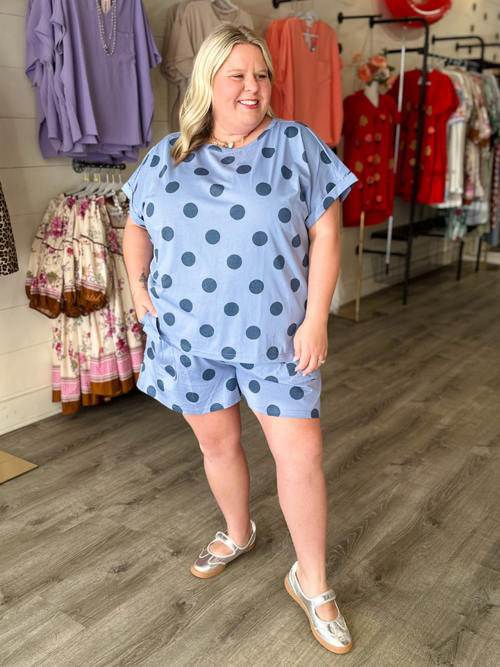 The Dottie Set - Blue/Navy