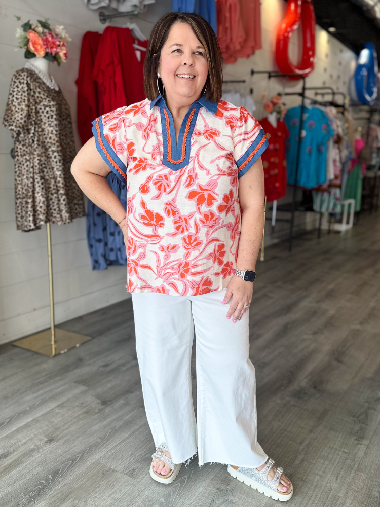 The Piper Top - Pink