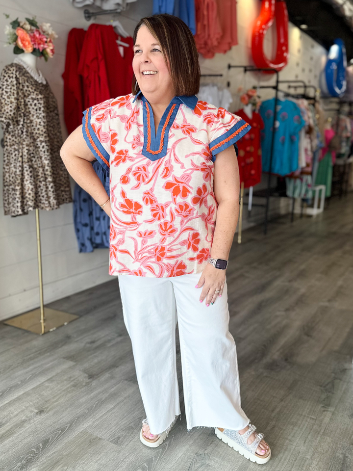 The Piper Top - Pink