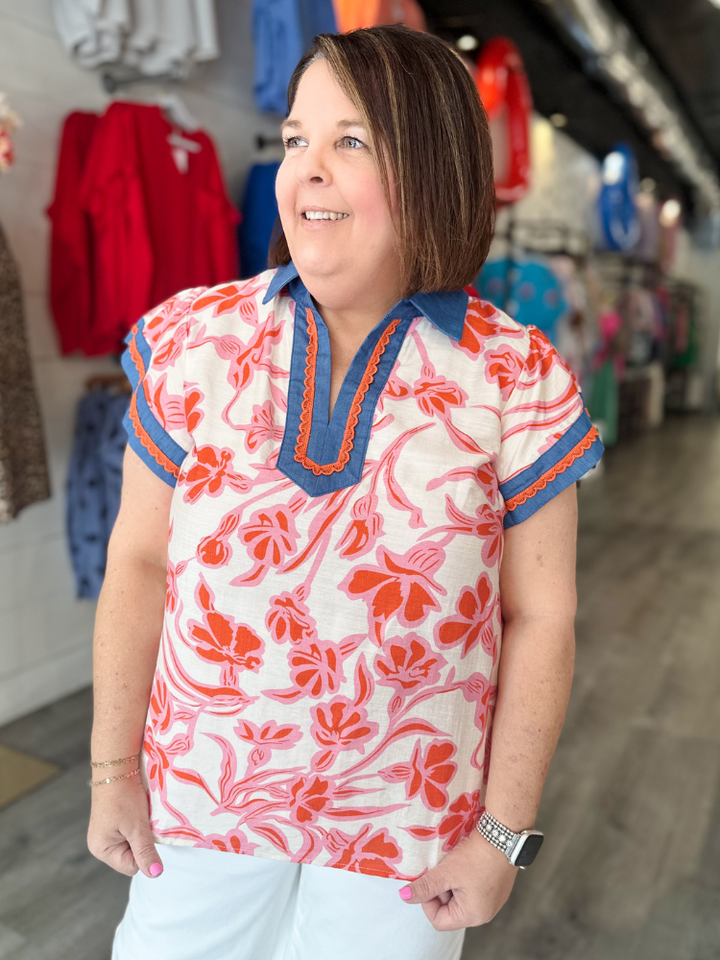 The Piper Top - Pink