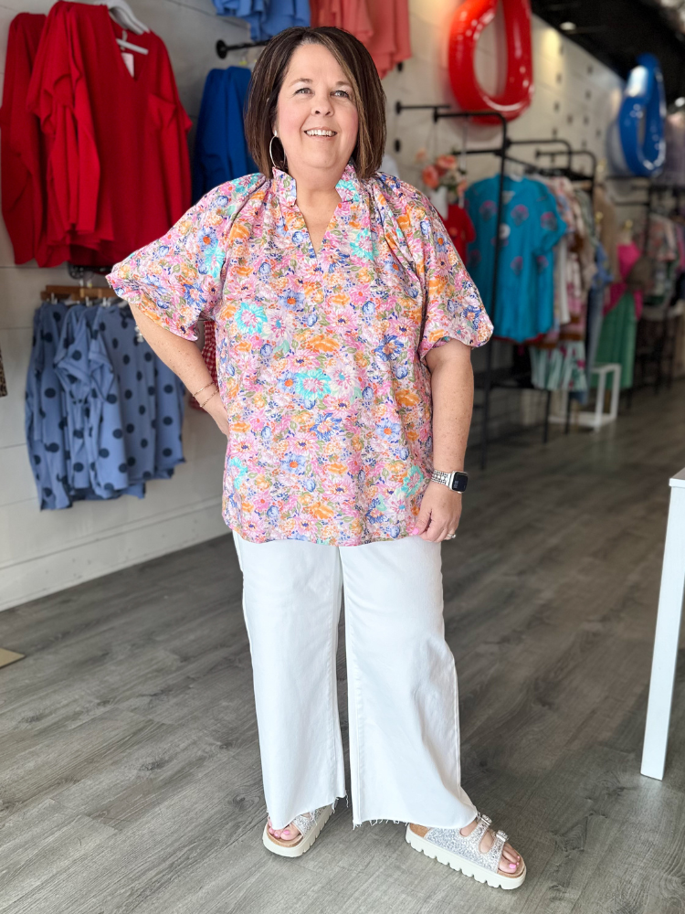 The Posey Top - Peony Mix