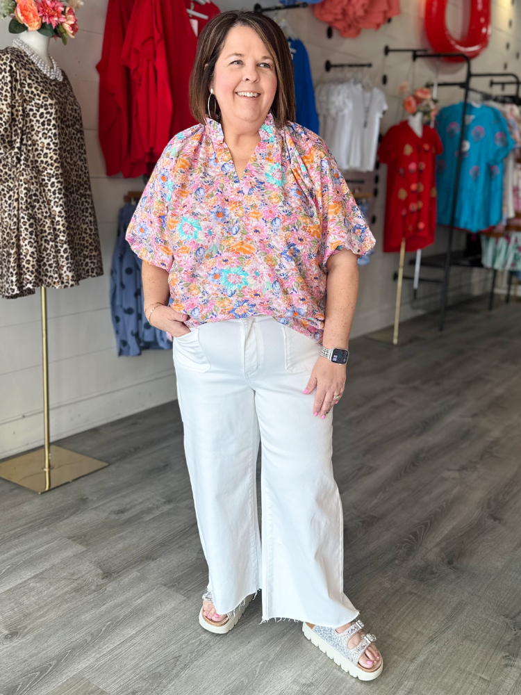 The Posey Top - Peony Mix
