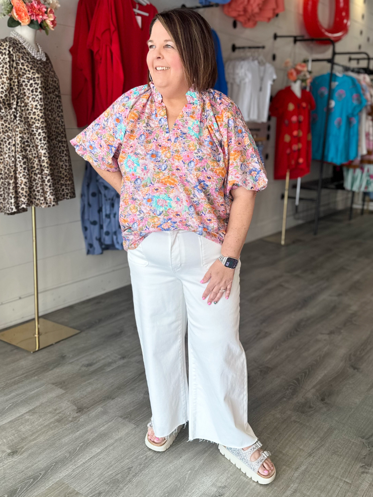 The Posey Top - Peony Mix