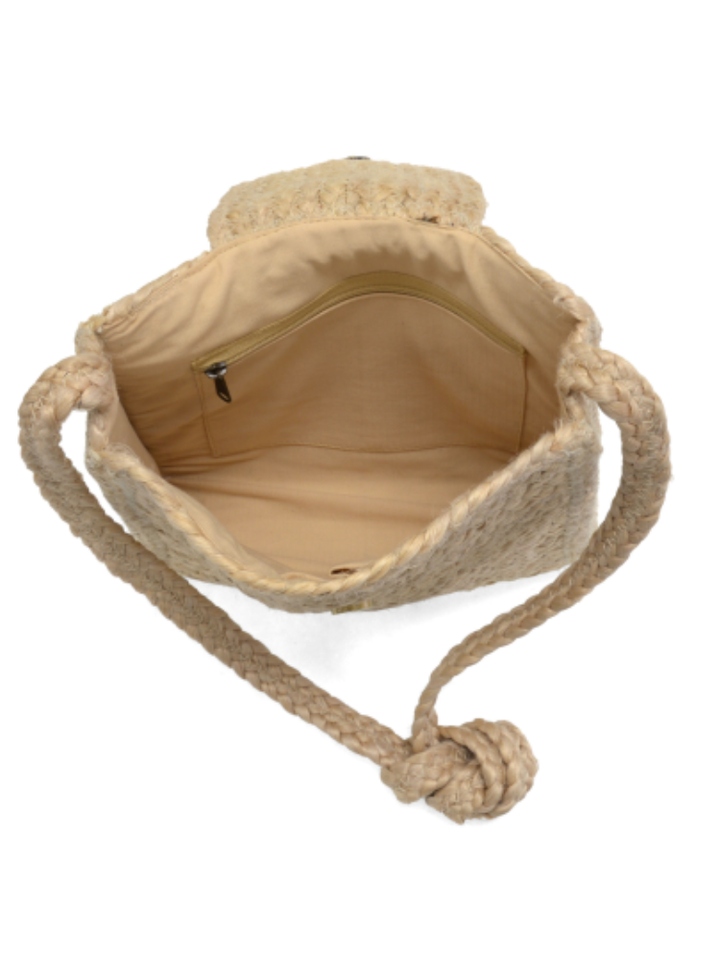 Joy Susan Betsy Messenger Jute Crossbody