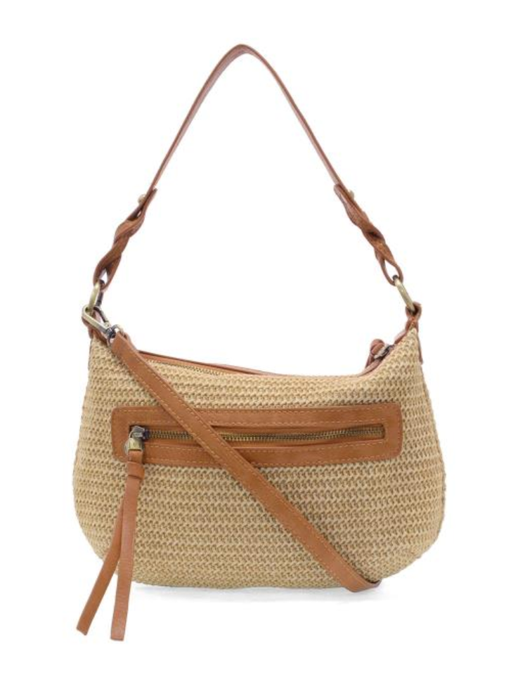 Joy Susan Effie Natural Straw W/ Braided Strap