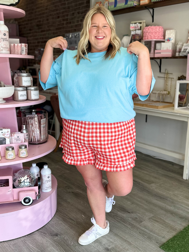 The Jessie Top - Sky Blue