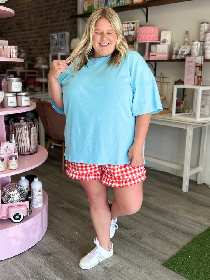 The Jessie Top - Sky Blue