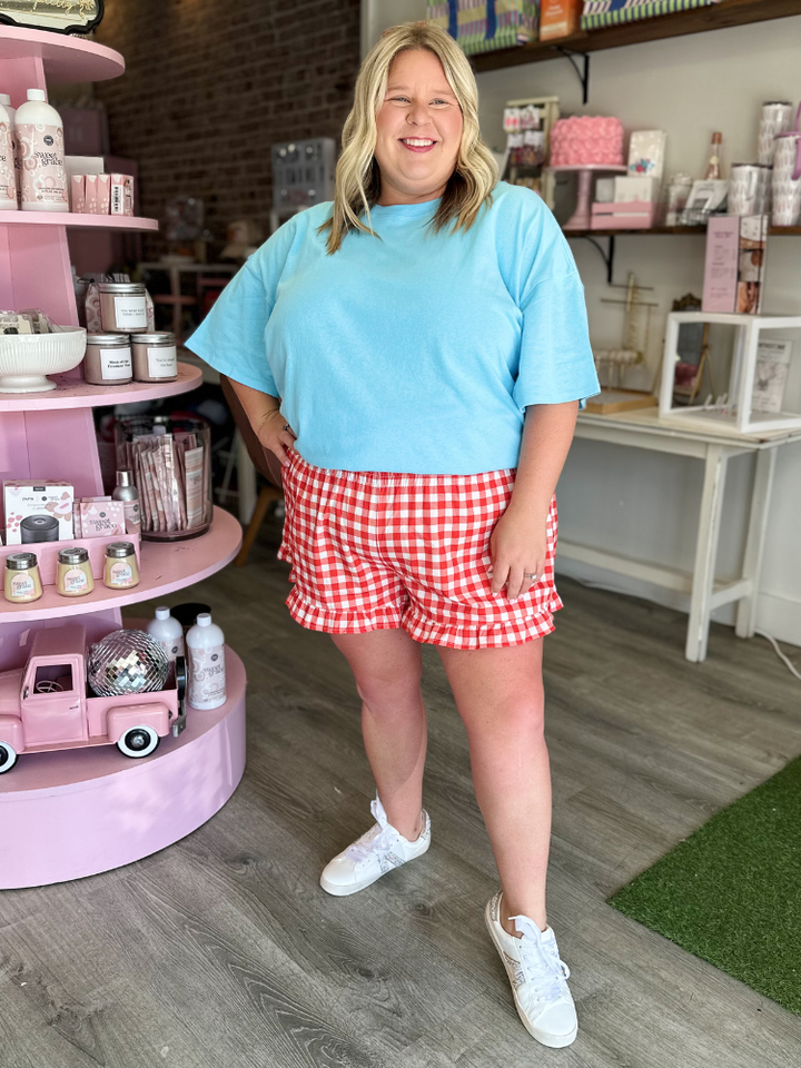 The Jessie Top - Sky Blue