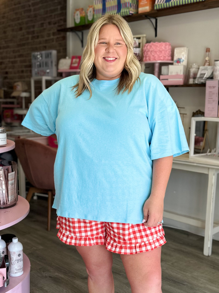 The Jessie Top - Sky Blue
