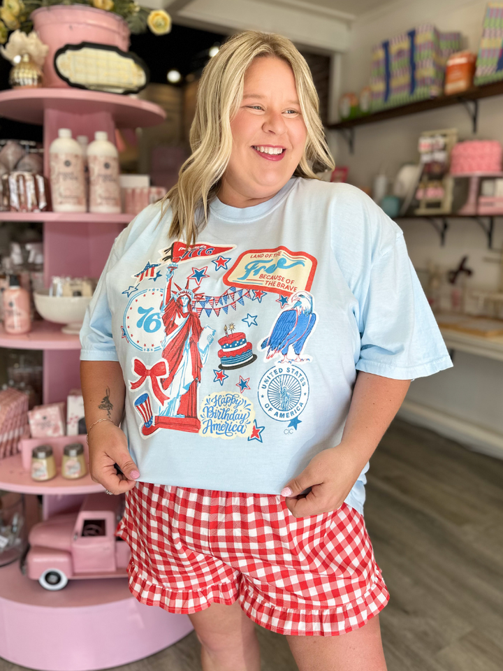 USA Sticker Tee