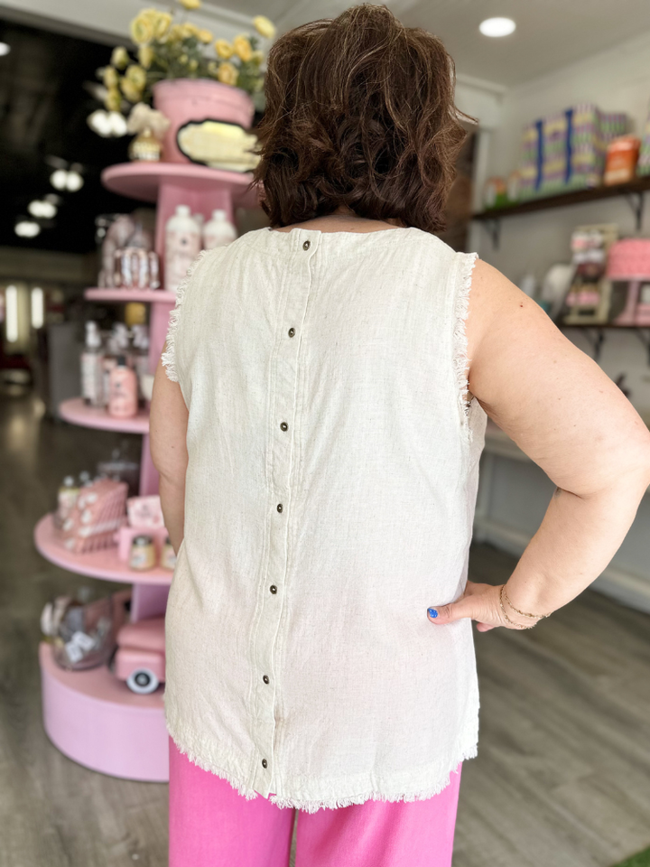 The Luca Top - Oatmeal