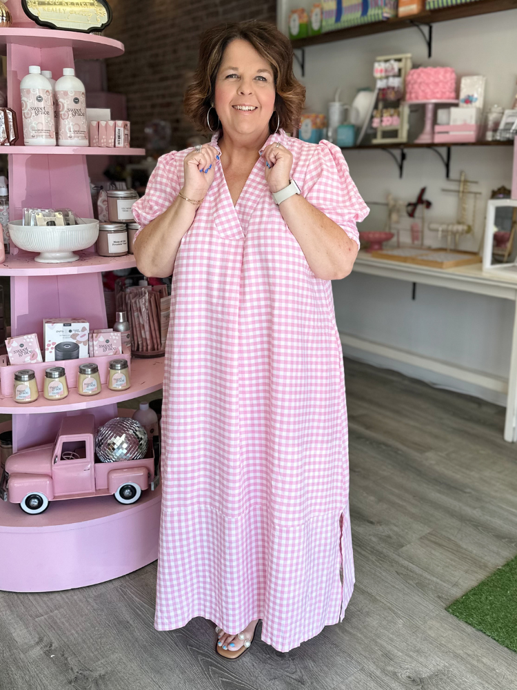 The Quinn Dress - Peony Pink